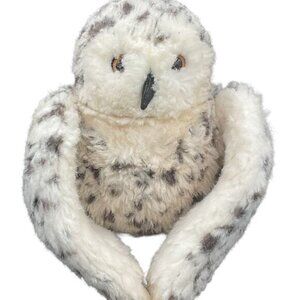 Folkmanis Snowy Owl Full Body Rotating Head Puppetry Plush